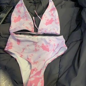 Night waisted two piece baithing suit